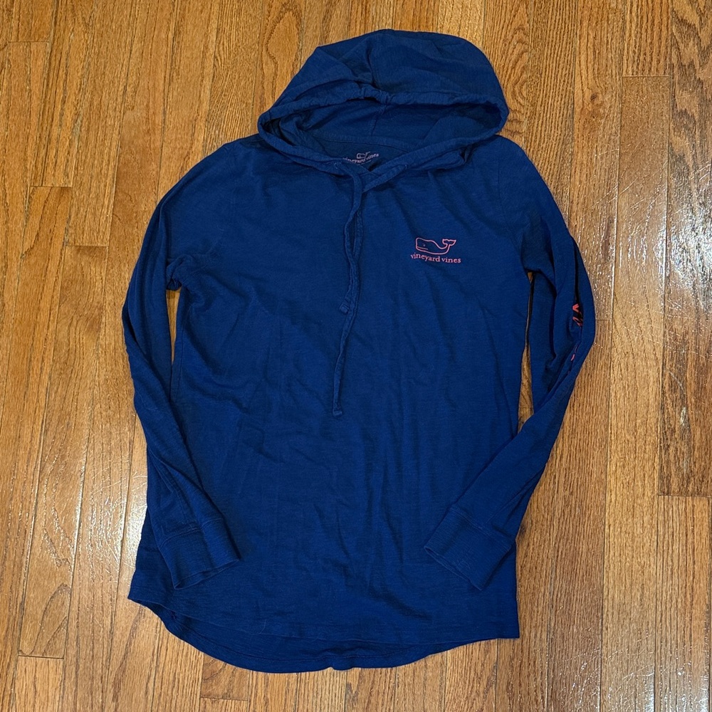Vineyard Vines Dark Blue Hooded Shirt